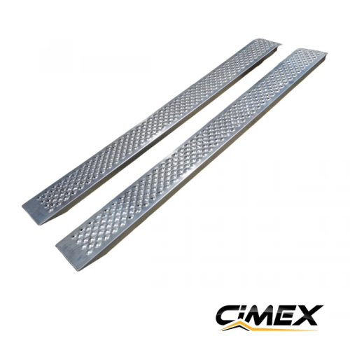 Rampa de aluminio CIMEX, juego de 2 – 200 x 21,5 cm / 400 kg