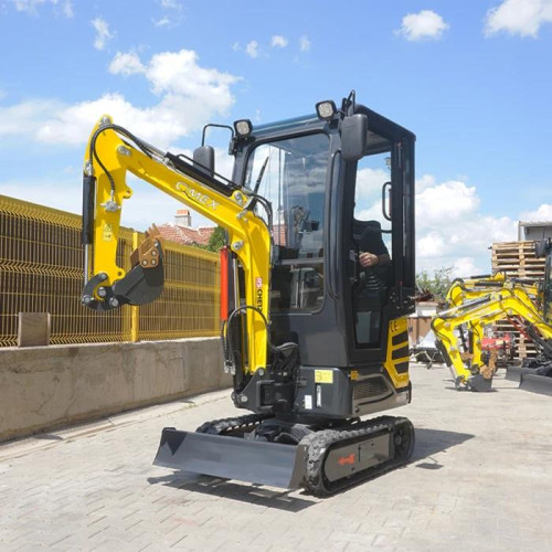 Mini excavadora Cimex CHE12RS-CAB-SB con brazo articulado