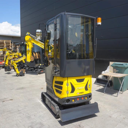 Mini excavadora Cimex CHE12RS-CAB-SB con brazo articulado