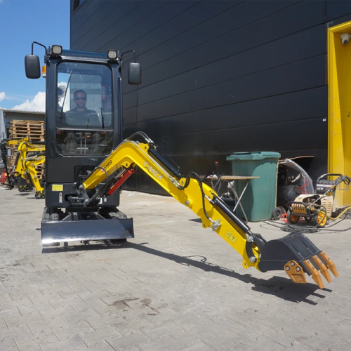 Mini excavadora Cimex CHE12RS-CAB-SB con brazo articulado