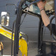Mini excavadora Cimex CHE12RS-CAB-SB con brazo articulado