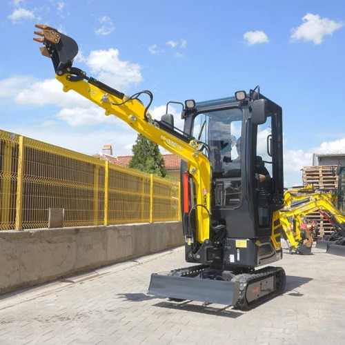 Mini excavadora Cimex CHE12RS-CAB-SB con brazo articulado