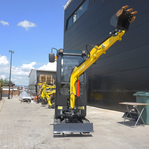 Mini excavadora Cimex CHE12RS-CAB-SB con brazo articulado