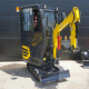 Mini excavadora Cimex CHE12RS-CAB-SB con brazo articulado