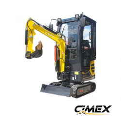 Mini excavadora Cimex CHE12RS-CAB-SB con brazo articulado