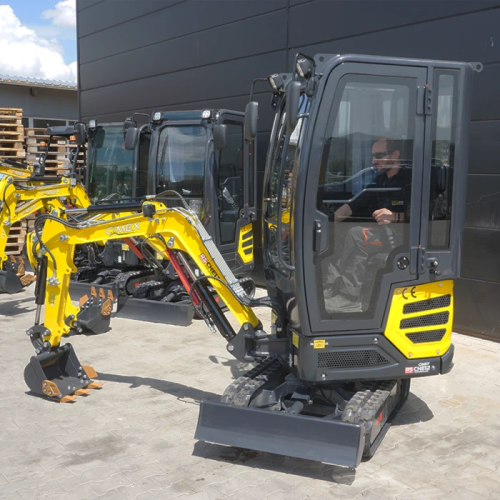 Mini excavadora Cimex CHE12RS-CAB-SB con brazo articulado