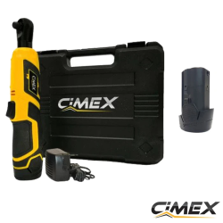 Llave de carraca de impacto inalámbrica CIMEX CW12V40NM, 40 Nm / 2 x 1,5 Ah