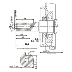 Motor de gasolina 9.0 HP CIMEX G270