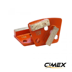 Disco de diamante para pulido de concreto Grindex 450/600 Grit 16 (trapezoidal)