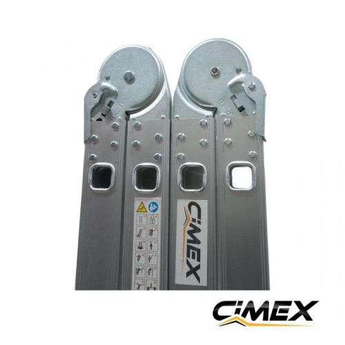 Escalera multifuncional de aluminio – 5,78 m, (4x5)