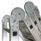 Escalera multifuncional de aluminio – 5,78 m, (4x5)