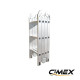 Escalera multifuncional de aluminio – 5,78 m, (4x5)