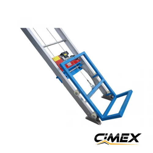 Elevador para materiales de construcción y paneles fotovoltaicos CIMEX PL200RS - 19 m / 250 kg