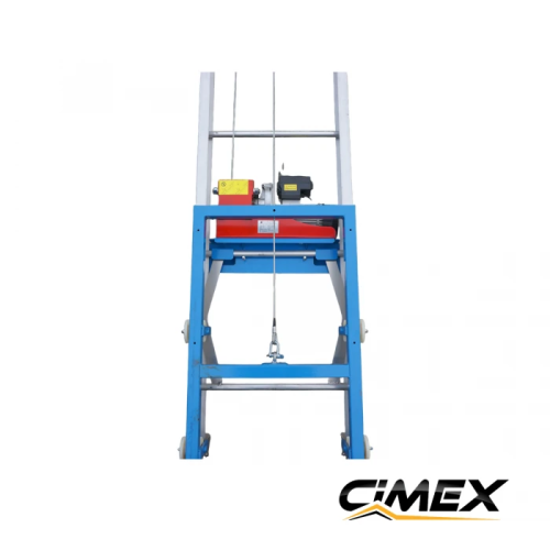 Elevador para materiales de construcción y paneles fotovoltaicos CIMEX PL200RS - 19 m / 250 kg