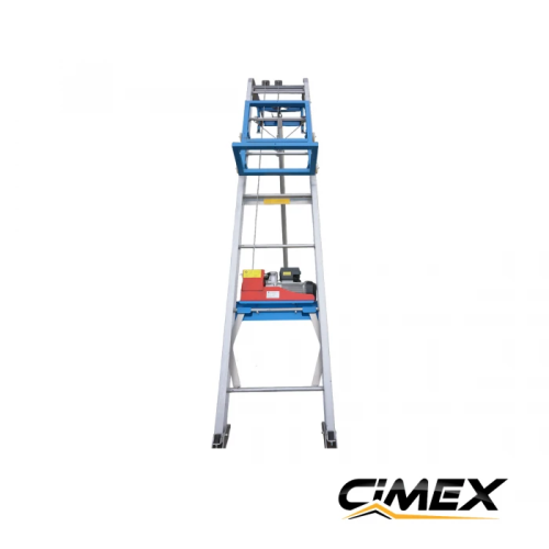 Elevador para materiales de construcción y paneles fotovoltaicos CIMEX PL200RS - 19 m / 250 kg