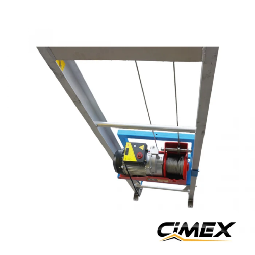 Elevador para materiales de construcción y paneles fotovoltaicos CIMEX PL200RS - 19 m / 250 kg