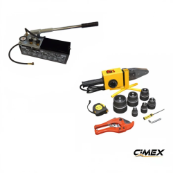 Kit promocional Cimex para probar y soldar instalaciones de fontanería