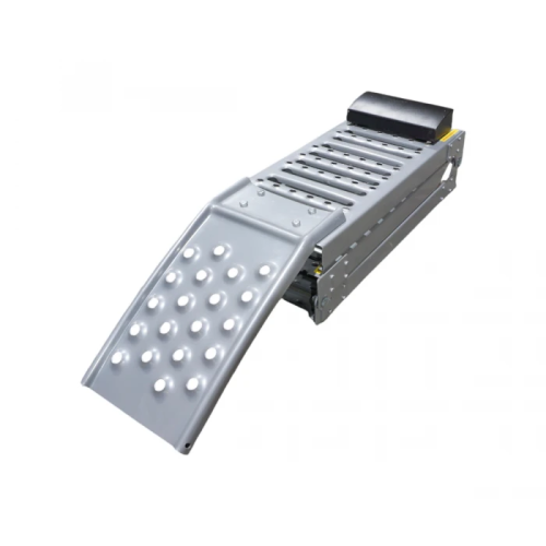 Rampa de acero triple plegable STAHL para ATV, cortacéspedes – Juego de 2, 200 x 25 cm / 450 kg