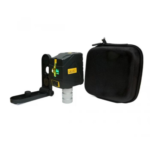 ¡PAQUETE PROMOCIONAL! Nivel láser lineal con haz verde + Adaptador + Trípode para instrumentos de medición