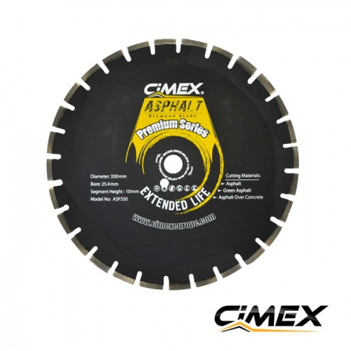Disco de diamante para asfalto 350 mm CIMEX ASP350