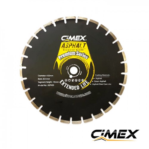 Disco de diamante para asfalto 450 mm CIMEX ASP450