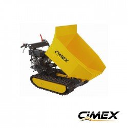 Mini dumper de cadenas con capacidad de carga de 500 kg