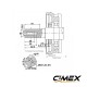 Motor de gasolina 13 hp CIMEX G390