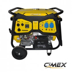 Generador de electricidad 6.5 kW, AVR, toma de ATS, arranque eléctrico - CIMEX PG8000S