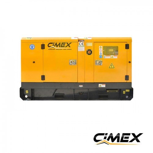 Generador de diesel para corriente 110 kW, con amortiguación de sonido CIMEX SDG140 - 138 kVA