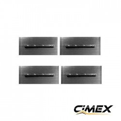 Paletas para alisadora de concreto 60 cm, 4 unidades Conjunto